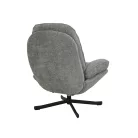 Harper fotel, fekete, olajzöld