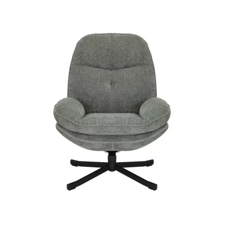 Harper fotel, fekete, olajzöld