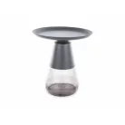 Tiffany dohányzóasztal, 50X50, fekete / fekete, matt fekete