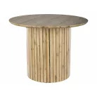 Socrates asztal, 100X100, kézműves tölgy, kézműves tölgy