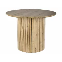   Socrates asztal, 100X100, kézműves tölgy, kézműves tölgy