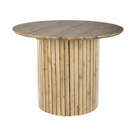 Socrates asztal, 100X100, kézműves tölgy, kézműves tölgy