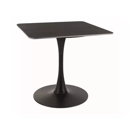 Espero II asztal, 80X80, fekete, fekete