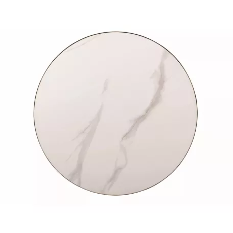 Virgo dohányzóasztal, fekete / arany, fehér