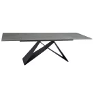 Westin Kerámia Ossido Verde asztal, 160X90, fekete, türkiz Ossido Verde