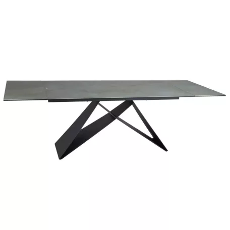 Westin Kerámia Ossido Verde asztal, 160X90, fekete, türkiz Ossido Verde