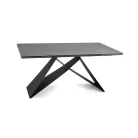 Westin Kerámia Ossido Verde asztal, 160X90, fekete, türkiz Ossido Verde