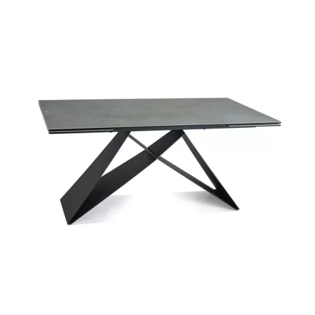 Westin Kerámia Ossido Verde asztal, 160X90, fekete, türkiz Ossido Verde