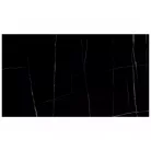 Moncler kerámia Sahara Noir asztal, 160X90, rozsdamentes acél, matt fekete