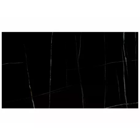 Moncler kerámia Sahara Noir asztal, 160X90, rozsdamentes acél, matt fekete