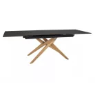 Loreto kerámia Ossido Bruno asztal, 180X90, tölgy, matt barna