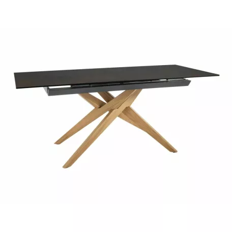 Loreto kerámia Ossido Bruno asztal, 180X90, tölgy, matt barna