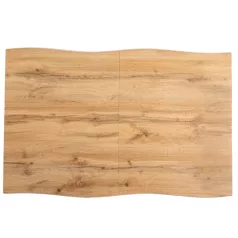 Fresno asztal, 150X90, fekete, kézműves tölgy