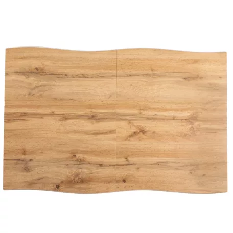 Fresno asztal, 150X90, fekete, kézműves tölgy