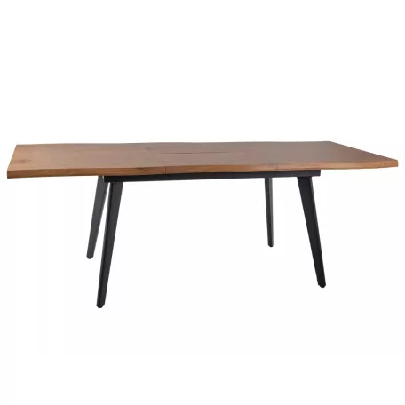 Fresno asztal, 150X90, fekete, tölgy