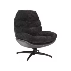 Giselle fotel, fekete