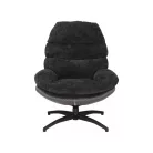 Giselle fotel, fekete