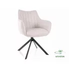 Azalea Brego szék, fekete, világos bézs