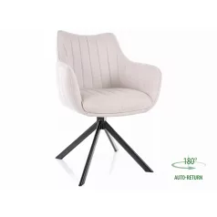 Azalea Brego szék, fekete, világos bézs