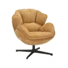 Betty karosszéke, fekete, curry