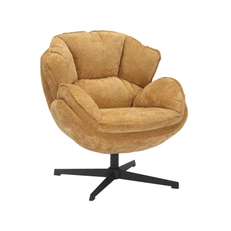 Betty karosszéke, fekete, curry