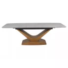 Dolce kerámia asztal, 180X95, tölgy, matt fehér