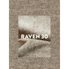 Carmen Raven fotel, matt fekete, sötét bézs