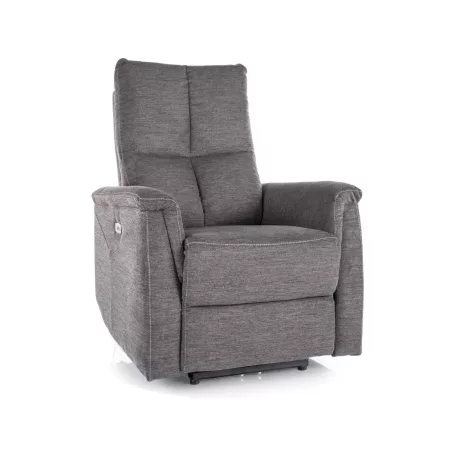 Neptun Brego fekvőfotel, fekete, sötét szürke