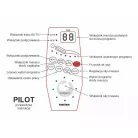 Neptun M Brego dönthető fotel, fekete, bézs