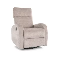 Olimp Raven dönthető fotel, fekete, sötét bézs