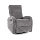 Olimp Raven dönthető fotel, fekete, szürke