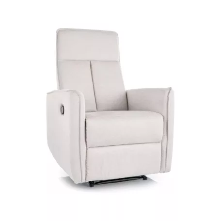 Nikos Brego dönthető fotel, fekete, világos bézs