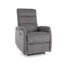 Solon M Brego dönthető fotel, fekete, sötét szürke