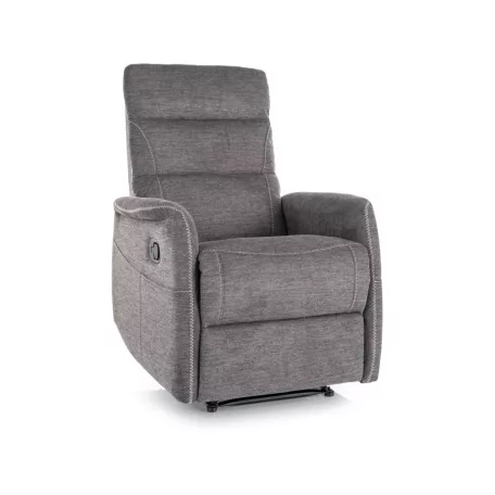 Solon M Brego dönthető fotel, fekete, sötét szürke