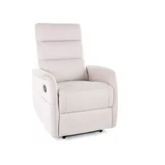 Solon M Brego dönthető fotel, fekete, világos bézs