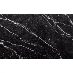 Mario asztal, 100X60, fekete, fekete, márványhatású