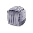 Bruni bársony puff, 45X45, szürke