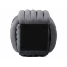 Bruni bársony puff, 45X45, szürke