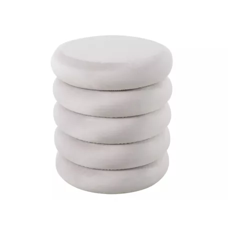 Calvi bársony puff, világos bézs