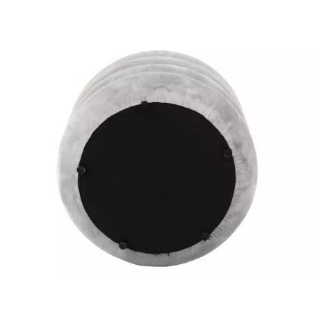 Calvi bársony puff, világos bézs