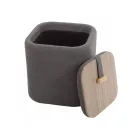 Napozó puff, 37X37, szürke