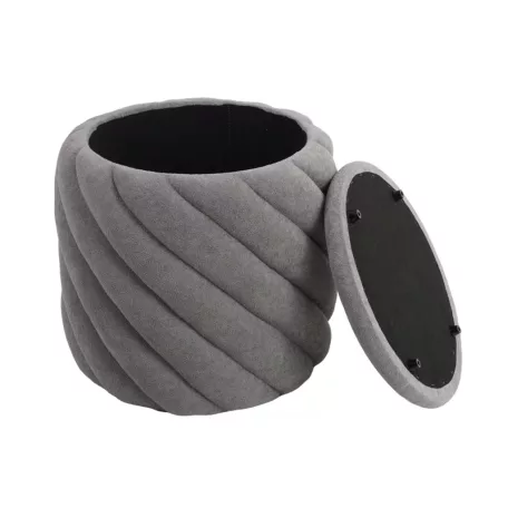 Pelaro puff, világos szürke