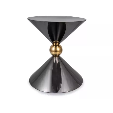 Mira dohányzóasztal, fekete fényes, fekete fényes