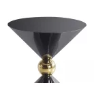 Mira dohányzóasztal, fekete fényes, fekete fényes