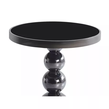 Rima dohányzóasztal, fekete fényes, fekete