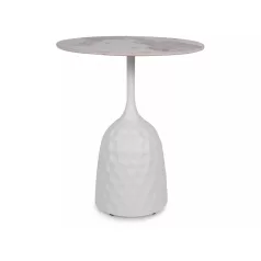   Salo A dohányzóasztal, matt fehér, fehér fényes, márványhatású