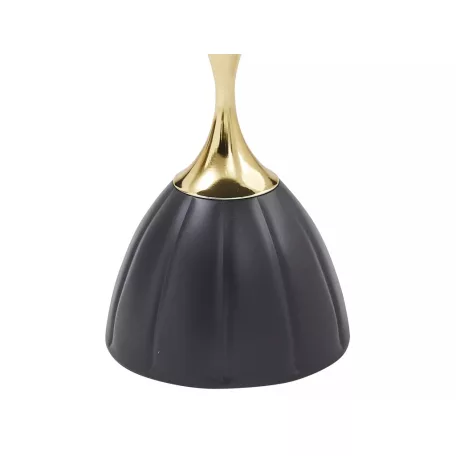 Piana dohányzóasztal, fekete + arany, fekete