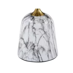   Fama dohányzóasztal, fehér, márványhatású + arany, fehér, márványhatású