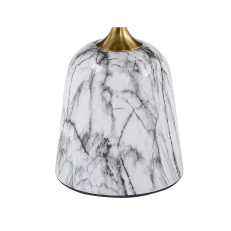 Fama dohányzóasztal, fehér, márványhatású + arany, fehér, márványhatású