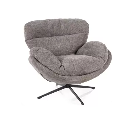 Florence Raven fotel, matt fekete, szürke